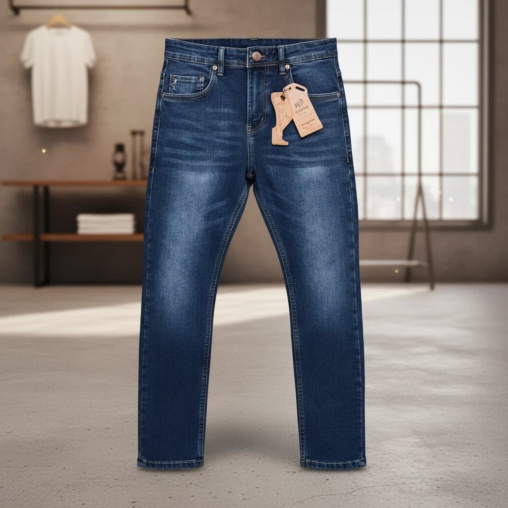 Premium Slim Fit Inspired Men’s Denim Jeans – Comfortable Cotton - Buy online at best price