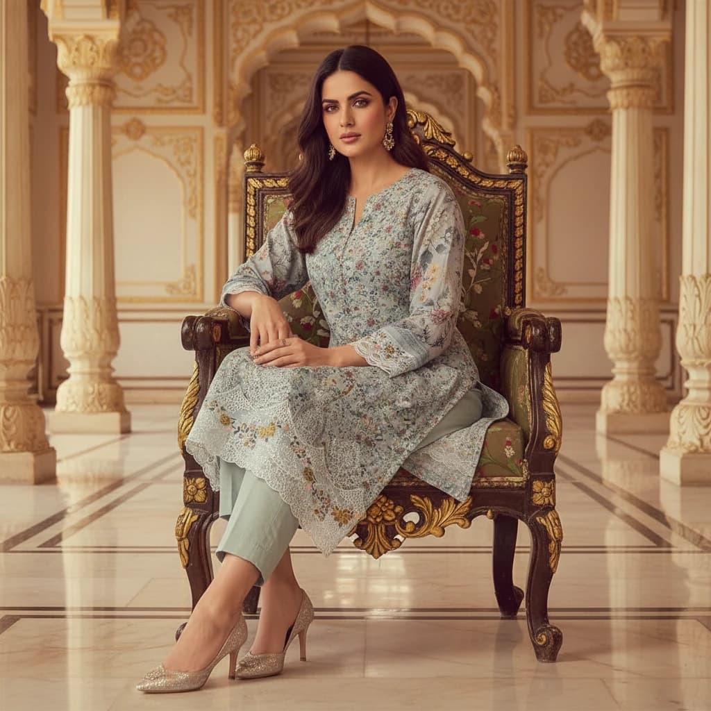 Soft, Stylish & Stunning: Cotton Embroidery Set - Buy online at best price