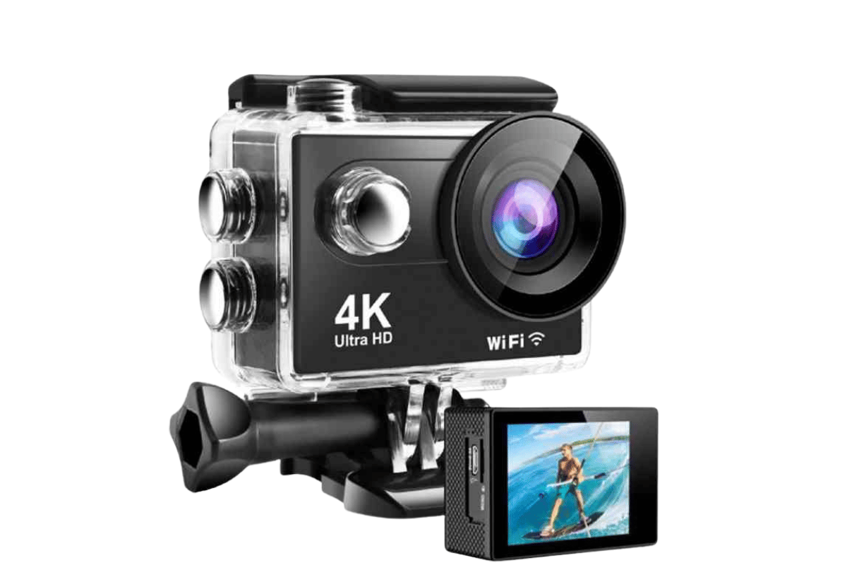 AUSEK AT-S9R 4K Action Camera - Budget-Friendly, Waterproof, and Feature-Packed for Adventure and Everyday Vlogging