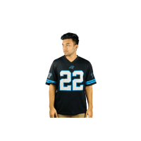 NFL Summer Mesh Jersey - Black with Blue/White Print