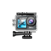 Ausek AT-M40R 5K Waterproof Action Camera - Adventure-Ready, Ultra-High Resolution, and Versatile Shooting Modes